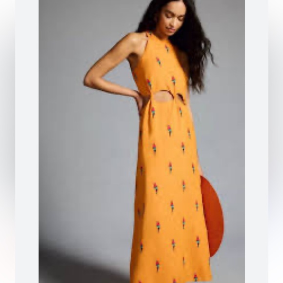 Show stopper. FARM Rio cutout parrot maxi dress - Picture 4 of 4